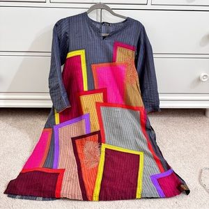 Pakistani nishat linen lawn embroided shirt